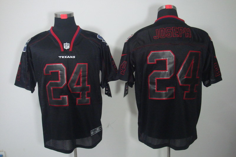 Men's Houston Texans Johnathan Joseph #24 Black Jersey